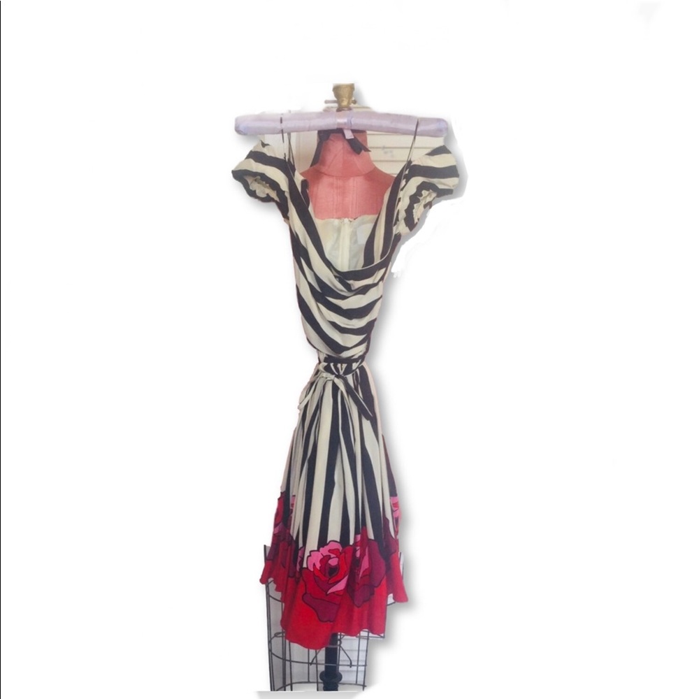 SOLD ANNA SUI Silk Dress SOLD SOLD - Picture 6 of 7